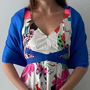 Royal Blue Pashmina; 30% Silk